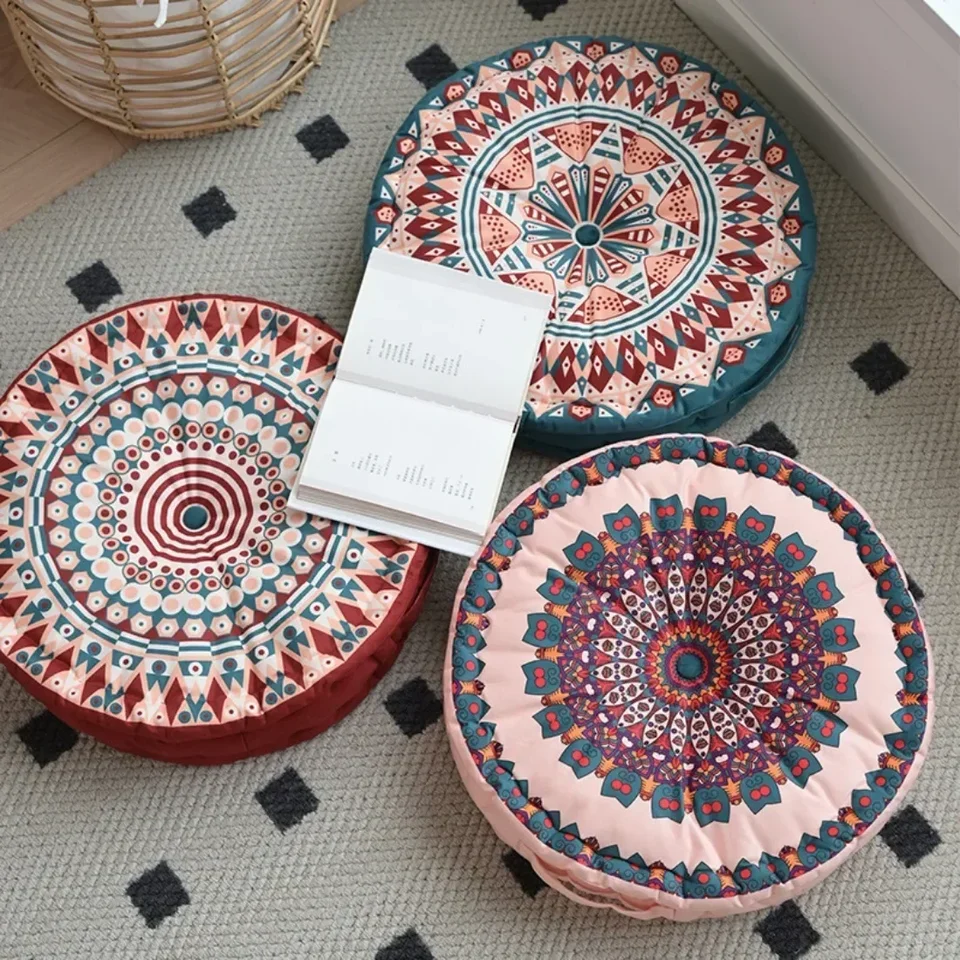 45 cm podlahový vankúš Zhruba okrúhly okenný okenný okno vankúš Tatami vankúše Obývacia izba Obývacia izba pohovka balkón Outdoor Homedecor