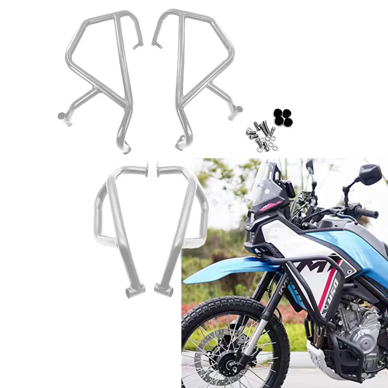 450MT proti motocyklovému motocyklu motocyklového motocykla strážne stĺpce lišty Bumper Stunt Cage Protector pre CFMoto 450 MT 450MT MT450 MT 2024