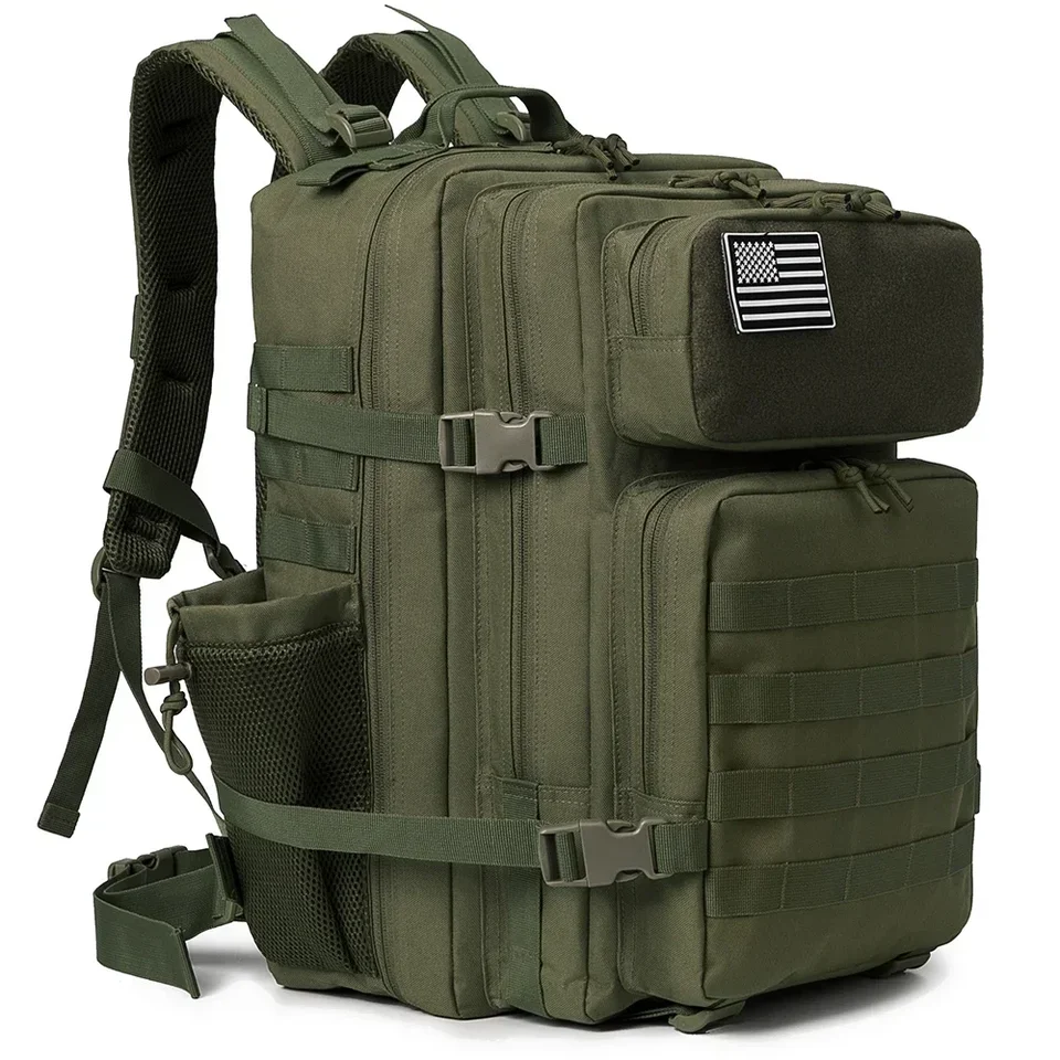 45L turistického taktického batohu Ženy/muži Cool kempingové vybavenie Gear Back Pack Outdoor Rucksnack cestovné batohy Coach Bag Bag