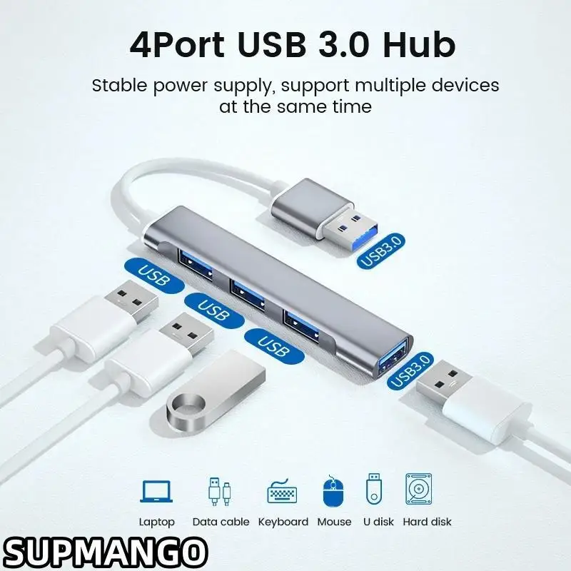 467 Mobilný telefón Typ počítača C ONE Drag Four Expanders High Speed ​​Prenos USB Dock Multi Function Wire Delider