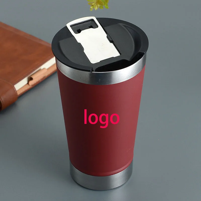 473 ml a 16oz vianočné hrnčeky víno pivo kávové jedlo Podobné poháriky Thermos Fľaša na fľašu Otvárač hrnčekov hrnčekov Thermal Termos na čaj