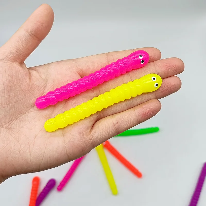 48/24ks Senzory Fidget Worm Stretch Toys for Kids Party uprednostňuje novinku dar Regalos para sorpresas de cumpleaños infantiles