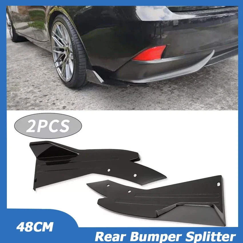 48 cm pre Kia Stinger Zadný nárazník Ochranta Canards Splitter Side Skrik súpravy telesných súprav kryte nálepky na ladenie auta