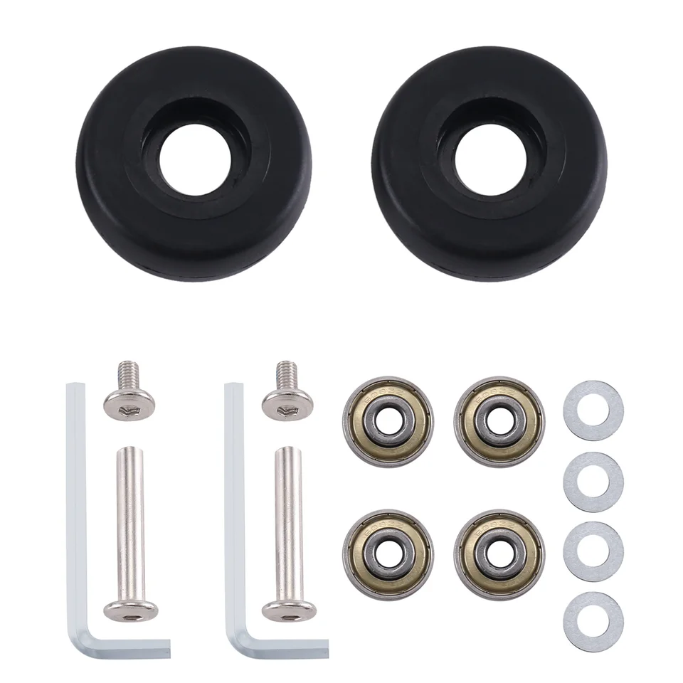 48 mm x18 mm 1 pár batožinových kufrov náhradné kolesá nápravy Deluxe opraváren