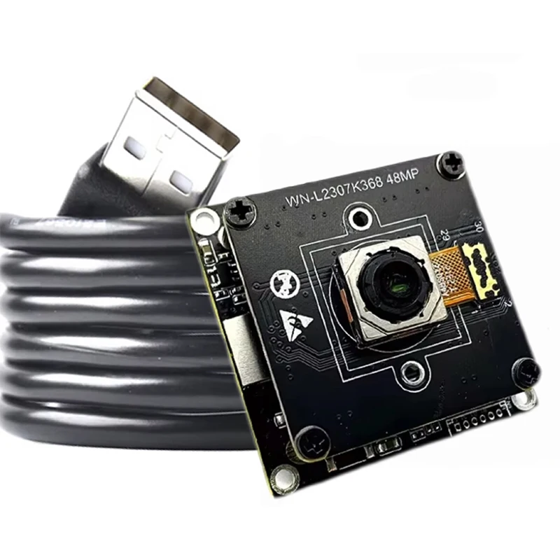 48 MP HD USB Camera Modul AF 8000*6000 Drive Free Prunica a prehrávanie pre rozpoznávanie modu skenovanie dokumentu s 1 metrom káblom