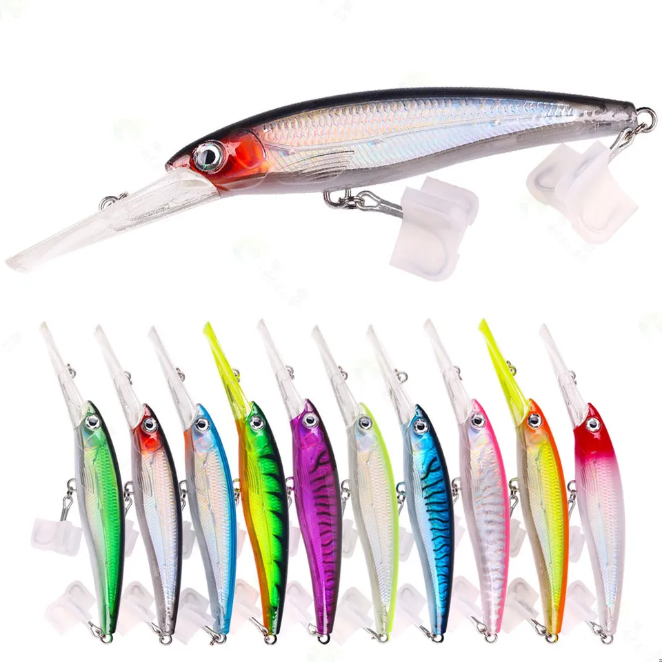 48G 73G 90G Trolling Laven Hydro Magnum Deep Diving Minnow návnada wahoo tuniaka Mahi Marlin Slalovodná voda Freshwater Rybolov člnov