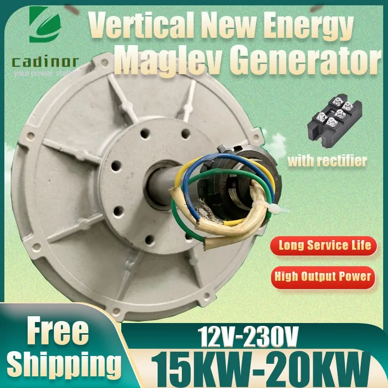 48V-230V 100-500RPM 20 kW generátor veternej turbíny AC DC Power Magnetic Dynamo Water Turbine Hydro alternátor Free Energy Veterný mlyn