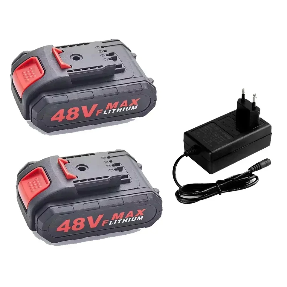 48vf batéria pre bezdrôtový nárazový vŕtačka batéria 48vf Nabíjateľná lítium -iónová batéria 18V elektrická pílová kľúče napájací nástroj