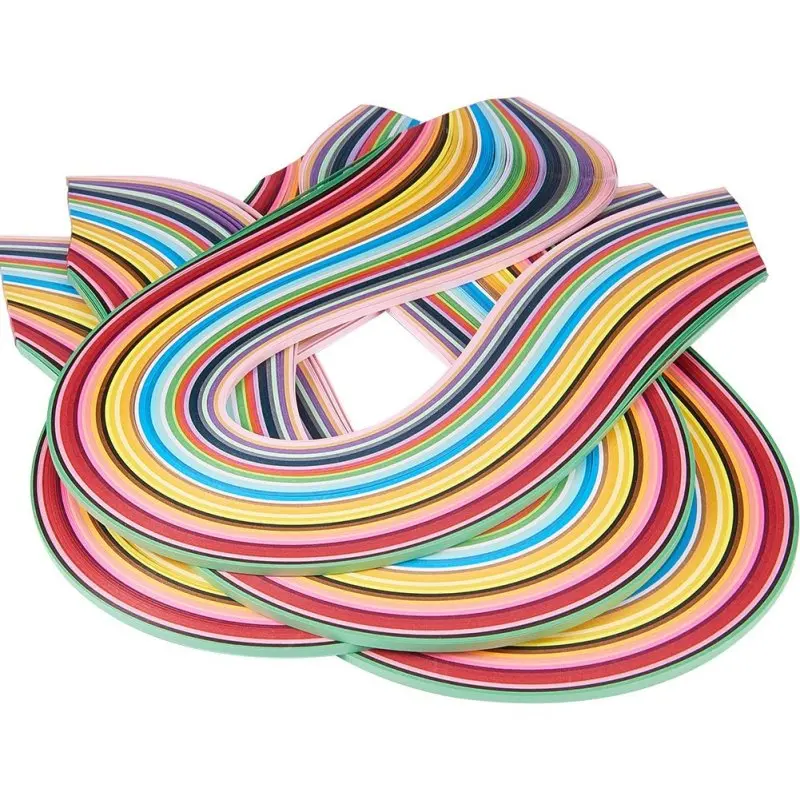 4BAG 1440 Prúžky 36 Colors Paper Quilling 3 mm papierové prúžky 360strips/taška