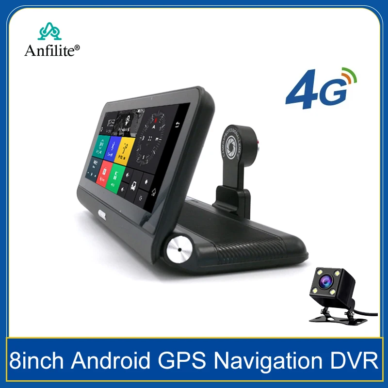 4G CAR DVR Video Registrátor GPS Navigation 8 