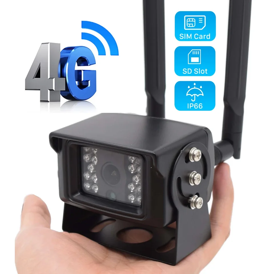 4G fotoaparát IP 1080p 5MP HD 3G SIM karta fotoaparát kovové puzdro Outdoor WiFi AP Camera