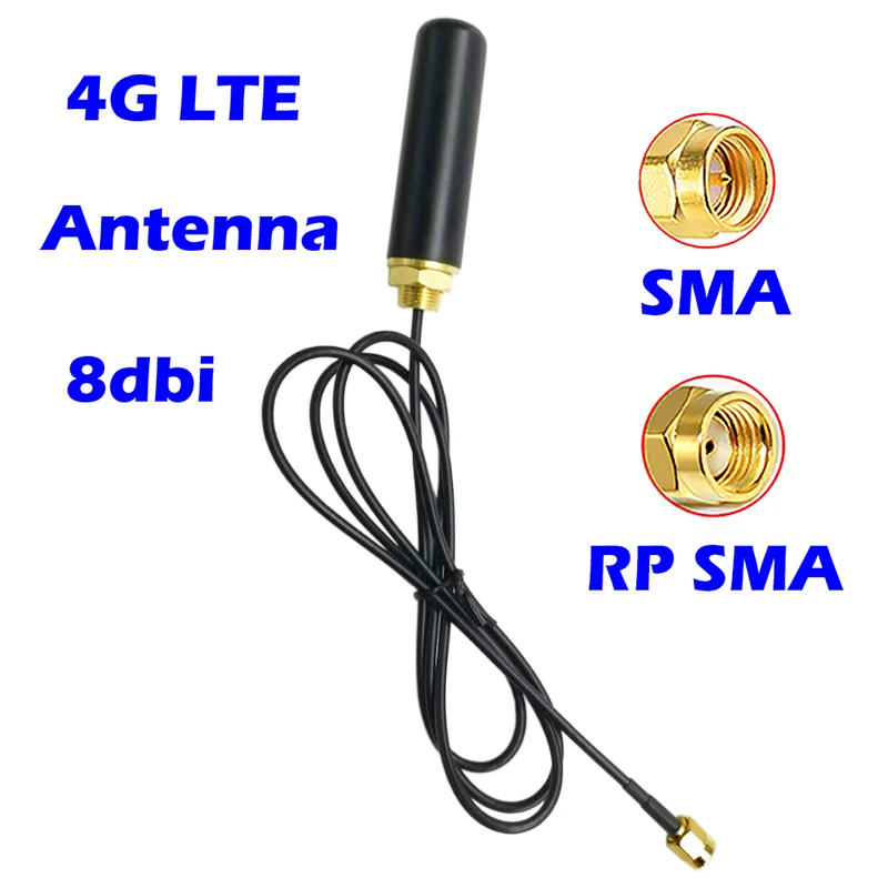 4G LTE Outdoorová nepremokavá anténa 2G 3G GSM Vonkajšia SMA Mužská vnútorná ihla Aerial pre bezpečnostný systém brána m2m RTU Lorawan