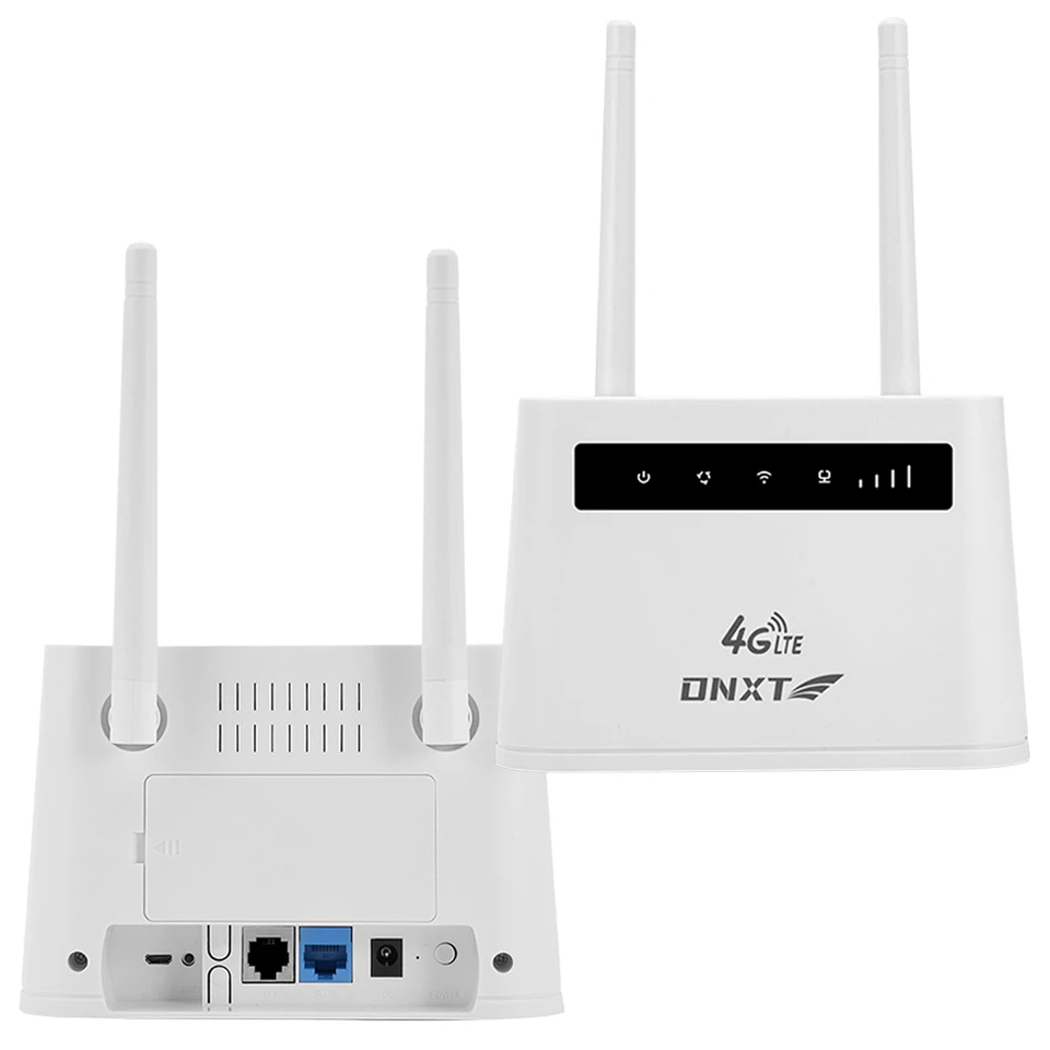 4G LTE Wireless Internet Router RJ11 RJ45 Porty 150 MBPS WiFi Modem Router s SIM Card Slot HOTSPOT HOTSPOT pre domácnosť/kanceláriu