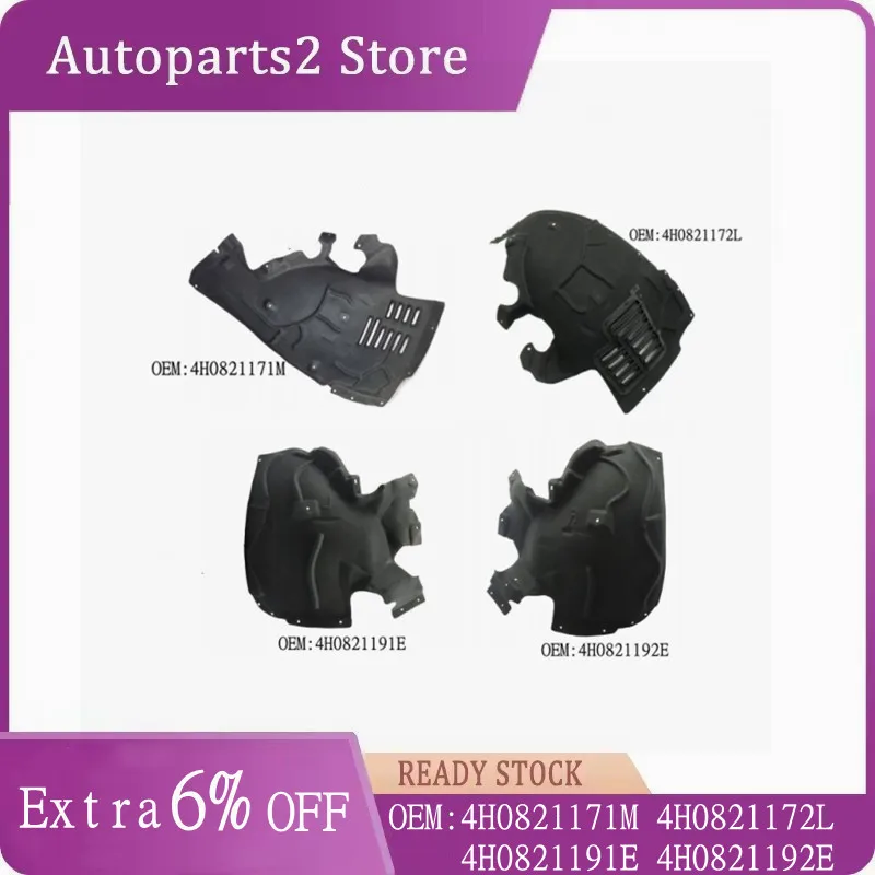 4H0821171M 4H0821172L 4H0821191E 4H0821192E Úplne nový blatník Splash Guard pre roky 2011-2018 Audi A8 S8