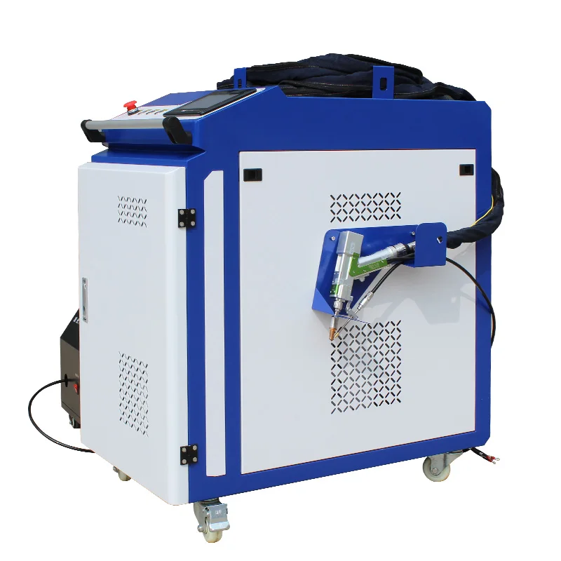 4in1 ručné vlákno laserové zváracie zariadenie 1000W 1500W 2000 W Cutting Cleaner Welder pre oceľový kovový hliník z nerezového hliníka