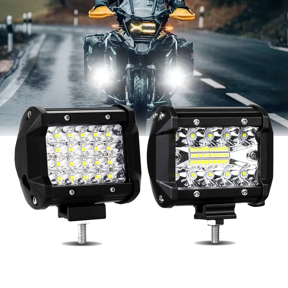 4inch Universal Motocykel LED svetlomet Work Light Bar Projector Spotlight LED pre loď SUV ATV 4x4 144W 12V 24V Príslušenstvo