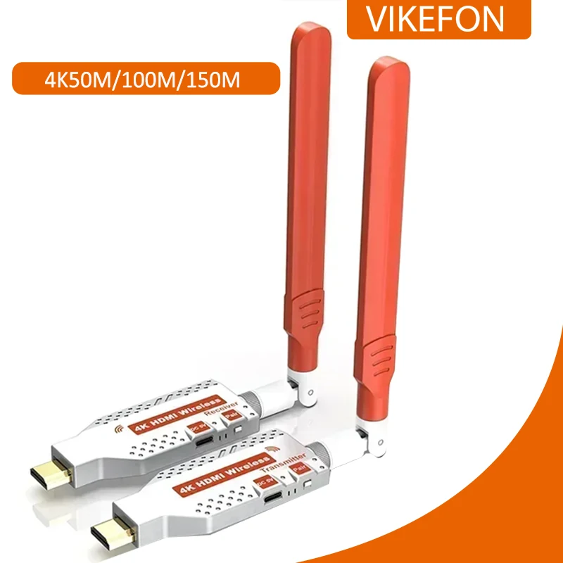 4K 1080p 50 m/100 m/150 m Wireless HDMI Video Personmit Extender Extender Dongle Dongle pre televízny monitor projektor PC PS4
