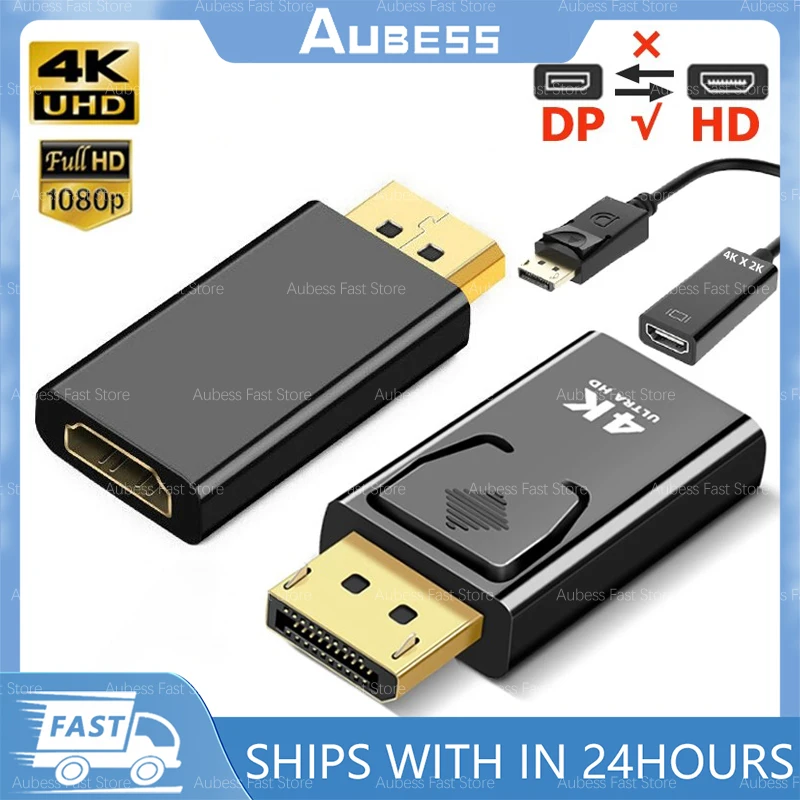 4K DisplayPort to HDMI kompatibilné adaptér prevodník zobrazovací port MAS MINI DP pre ženskú HD TV kábel Adapt VIDEO pre kábel PC TV kábel