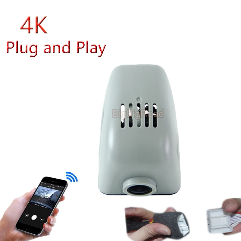 4K Plug and Play WiFi CAR DVR DVR Dash Cam Video Recorder pre Audi Q5 2010 2012 A4L 2010 2012 2012 / A4 2013 A6L TT 2010 2012 2012