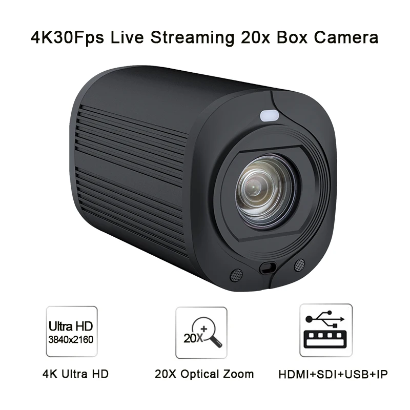 4K Ultra HD 20X Optický zoom HDMI Box Camera Camera IP Live Streaming SDI USB pre bohoslužby Uctievanie Video Video Konferencia