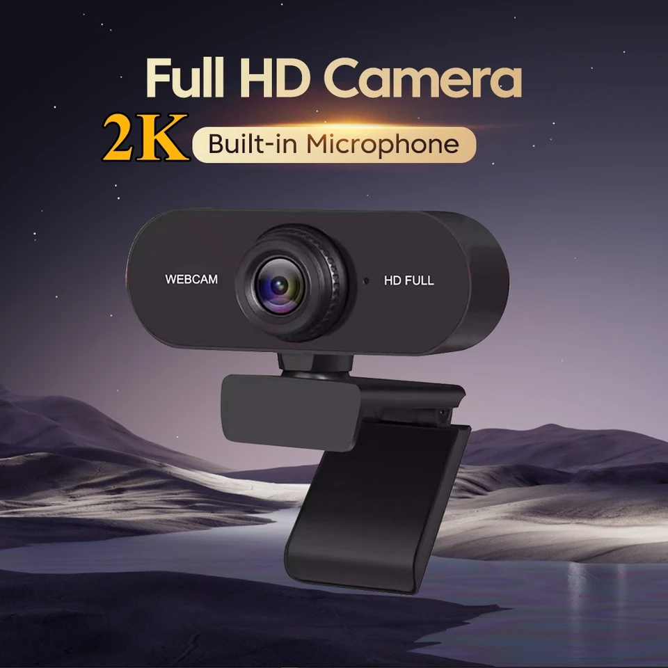4K Webcam 1080p Mini Camera 2K Full HD Webcam s mikrofónom 30fps USB webová kamera pre automatické zaostrenie PC PC PC Video Shooting Camera