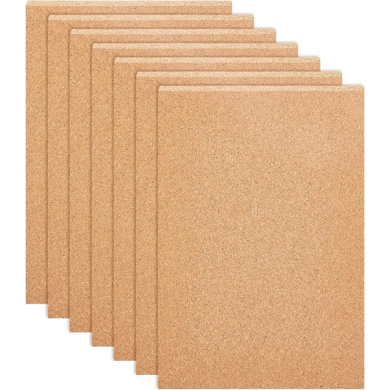 4ks 11,8x8,26 palca korkové listy korkové dosky s lepiacou chrbtom (hrúbkou 8,5 mm) pre večierky na stenu na dráhu a remeselnícke remeslá