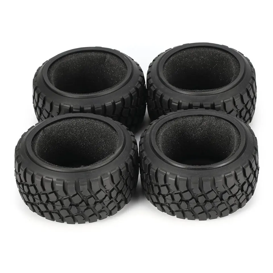 4ks 110 mm gumové šmykované pneumatiky / pneumatiky kolies pre 1:10 RC lomka remo 10Sc Short Course Car Auto