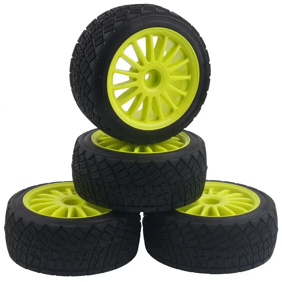 4ks 2,2 palca ráfiky kolies a 80 mm pneumatiky pneumatiky RC ČASŤ RC CAR 1/10 FIT 1:10 HPI WR8 Flux RALLY 3,0 110697 94177