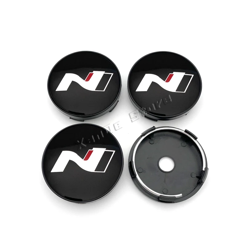 4ks 56 mm 60 mm n linkový automobilový koliesový kryt kryt Cap Cover Stickers pre Hyundai nline Sonata Tucson Azera Elantra Veloster Kona