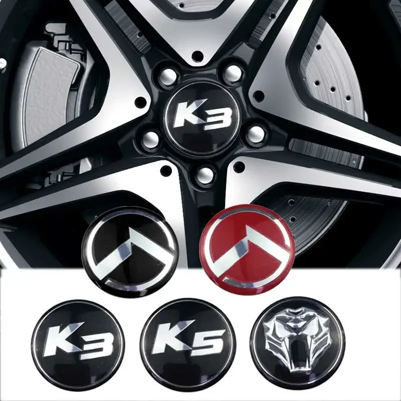4ks 56 mm K3 K5 Logo Car Wheel Caps Caps EMBLEM STranky pre KIA K2 K3 KX3 KX5 Rio Niro Sportage Stinger Carens Soul Ceed