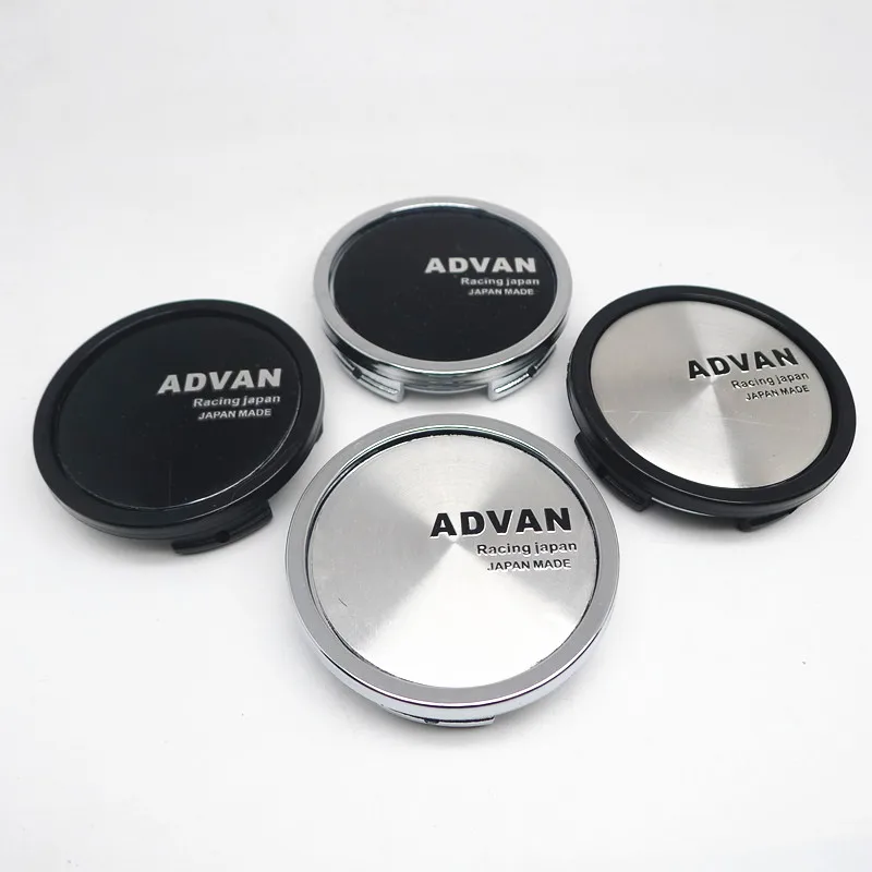 4ks 58 mm 52 mm Advan Racing Caps Caps Car Center Hub Hubcaps Automatické ráfiky Prachový kryt logo znak Styling