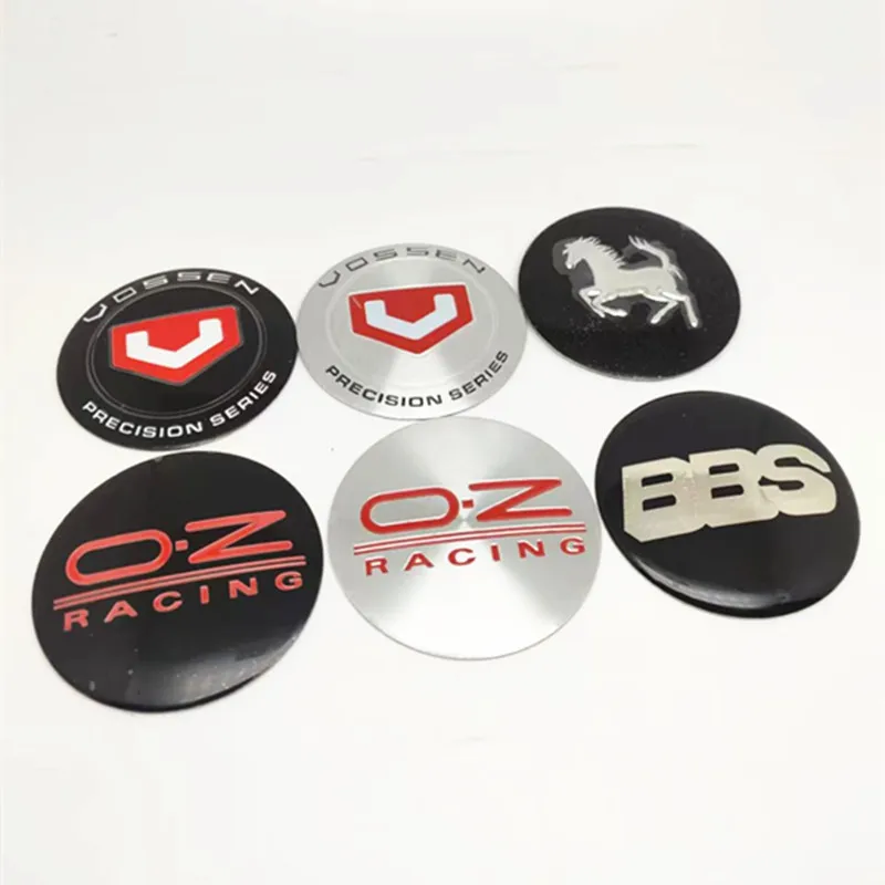 4ks 60 mm Oz Vossen Wheel Cool Cap Stickers Stickers Aut