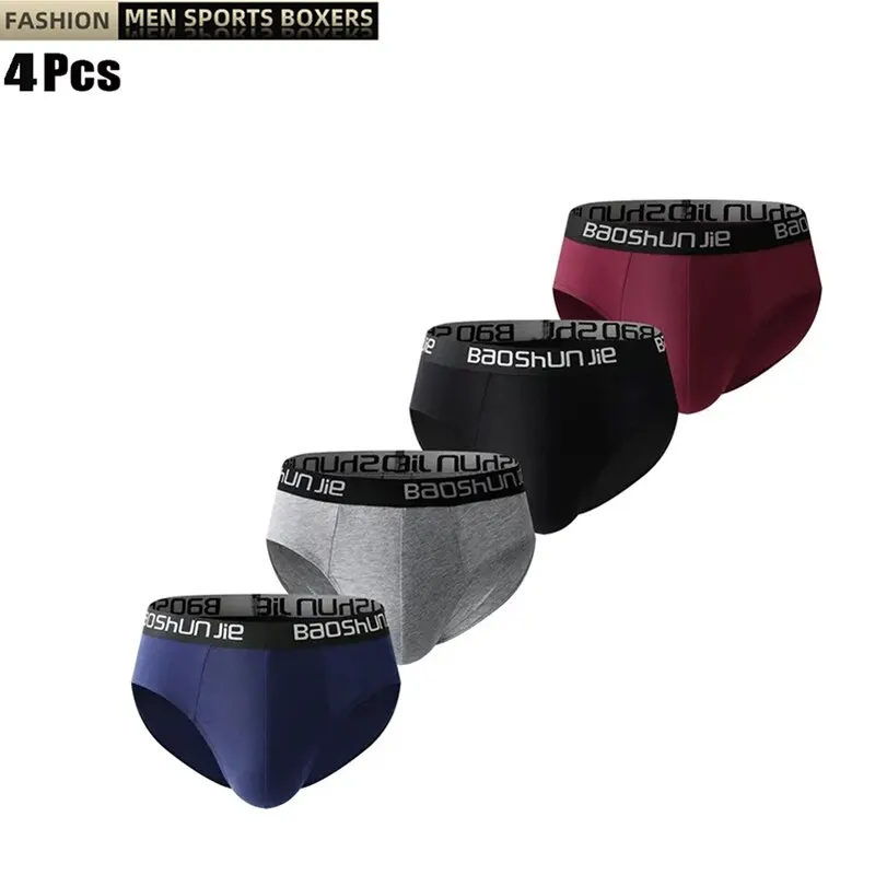 4ks briefs briefs mužské sexy nohavičky spodnú noha