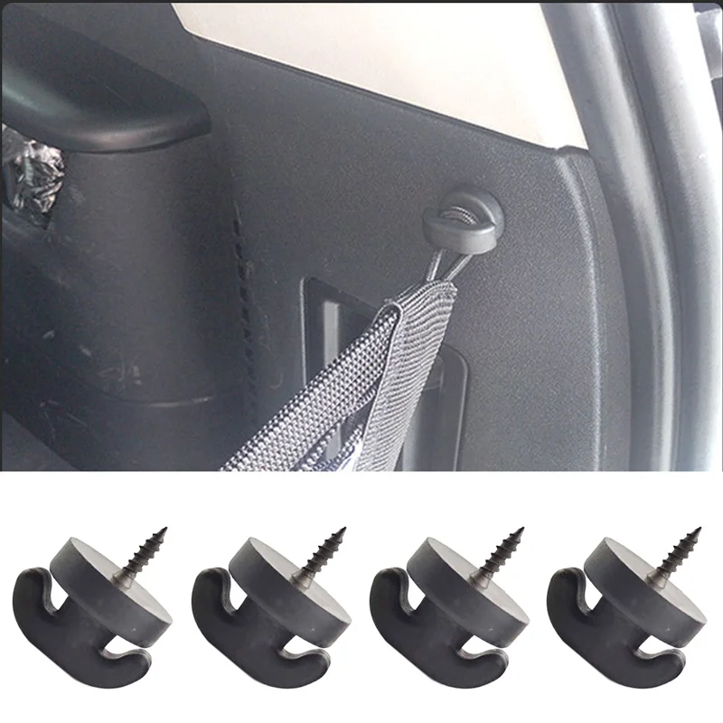 4ks car nákladný sieťový kravata dole háčiky pre Ford Focus 2 3 Fiesta Mondeo Kuga Citroen C4 C5 SkoDa Octavia Rapid