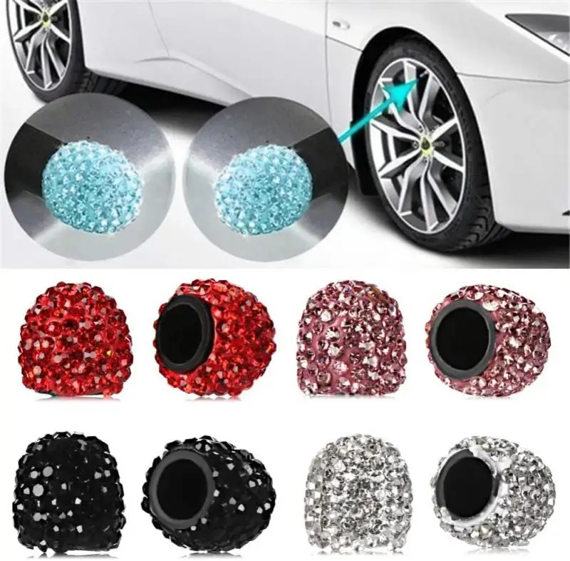 4ks Diamond CAR Tire Caps