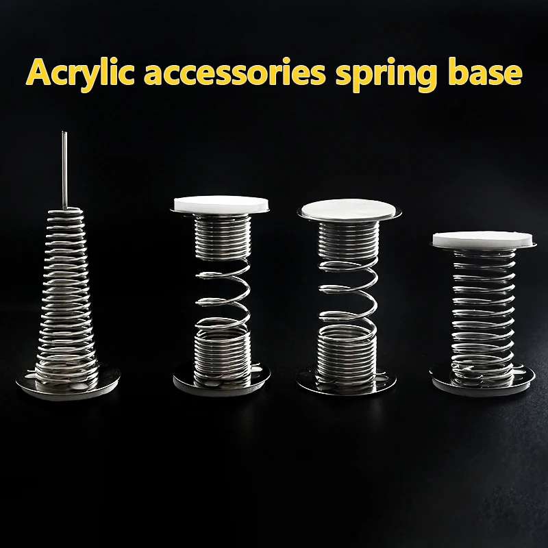 4ks DIY Príslušenstvo Dancovanie hračky Spring Spring Base Car Dashboard trasenie pružinovej základne obojstrannej pásky na tvorbu