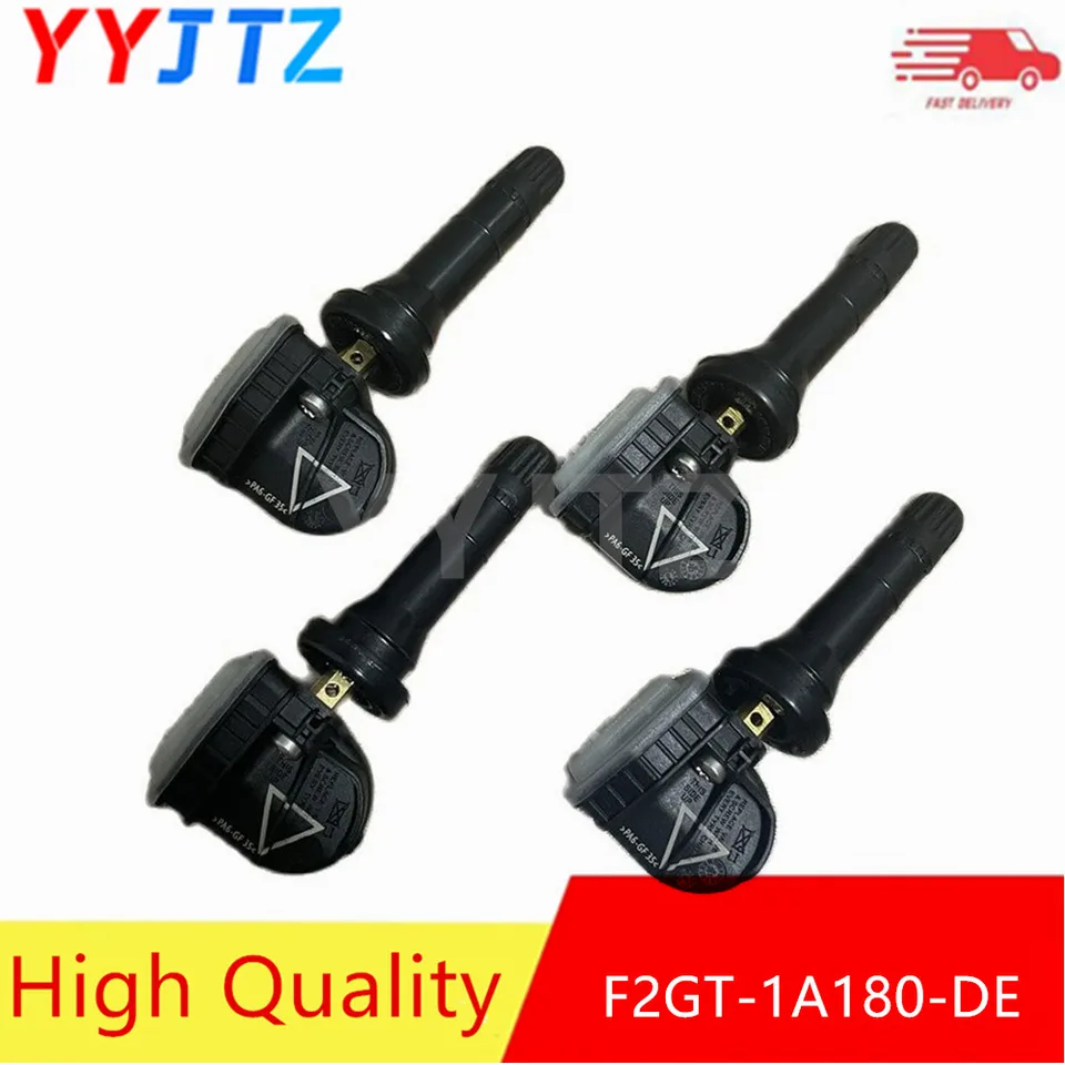 4ks F2GT-1A180-DE pre Ford Edge Escape Fiesta Galaxy Mondeo Mustang S-Max TPMS Senzor tlaku v pneumatikách