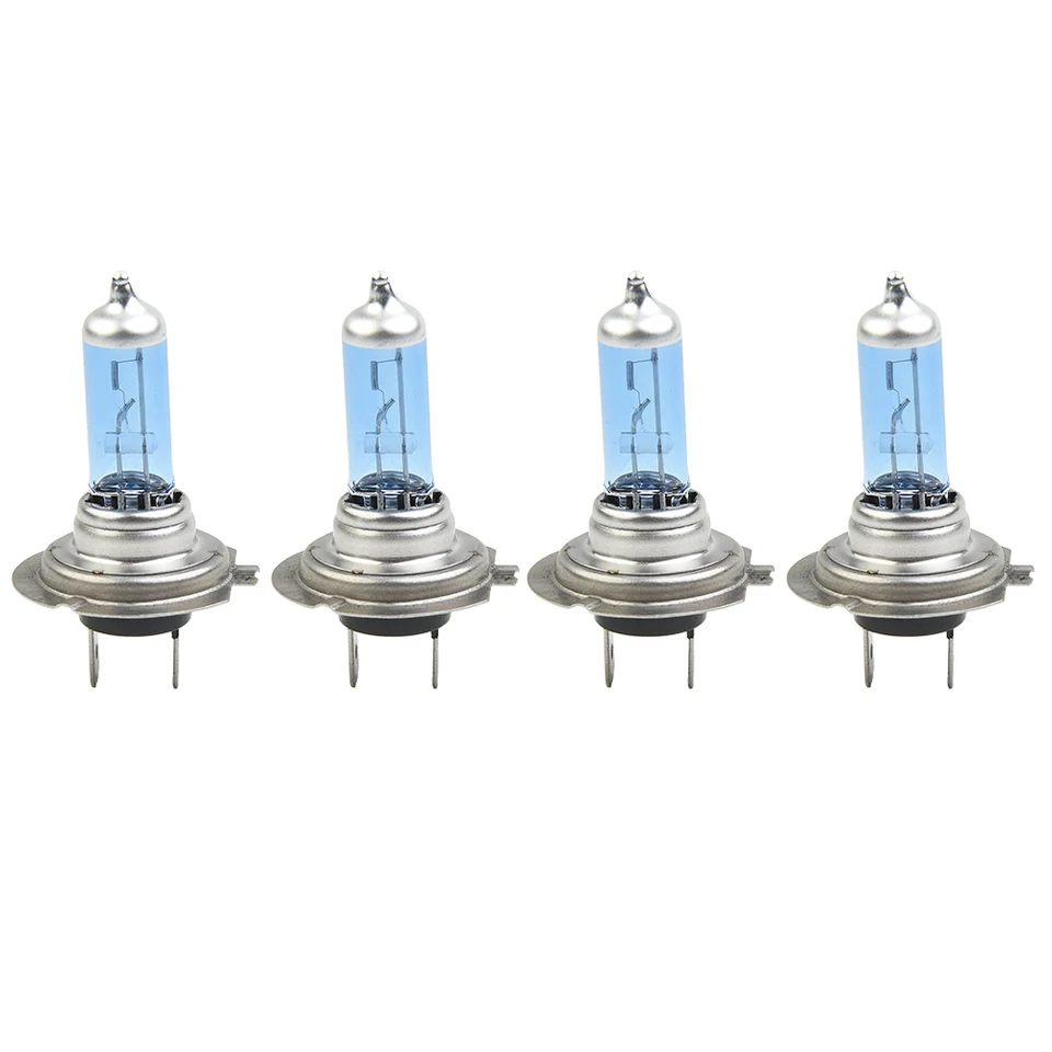 4ks H7 H7 Svetlomet žiaroviek 100 W 8500K xenón HID Super White Effect Look svetlomet Auto 12V denná bežecká žiarovka žiarovky