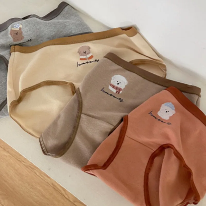 4KS Kids Cotton Soft Antibacteriálne nohavičky pre dievčatá roztomilé tlačové nohavičky dievčenské tenké priedušné nohavičky 7+y malé dieťa spodná bielizeň