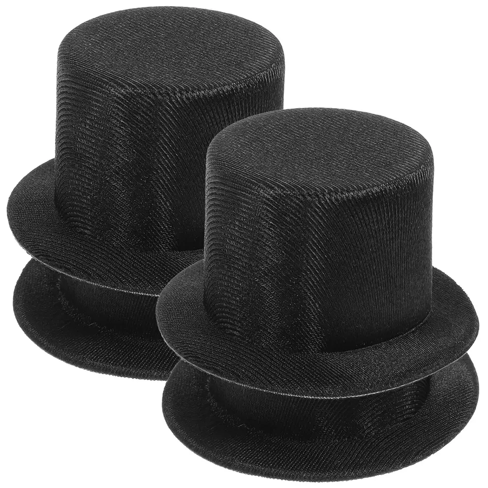 4ks klobúk Mini Coverxmas Hats Formálne malé cukrovinky Zviera My Life Snowman Vianočné drobné fľaše obalia lízatko večierku