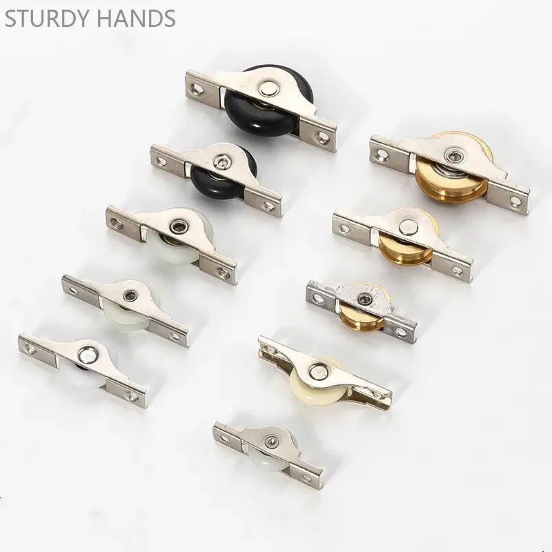 4ks kúpeľňa Kuchyňa Posuvné dvere valcové šatníky Copper Runners okenné koleso kolesá pre hardware s kabinetom