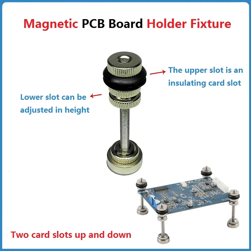 4ks laptop mobilný telefón držiak na základné dosky Magnetické stĺpce svorky Univerzálne nepravidelné opravy spájkovania