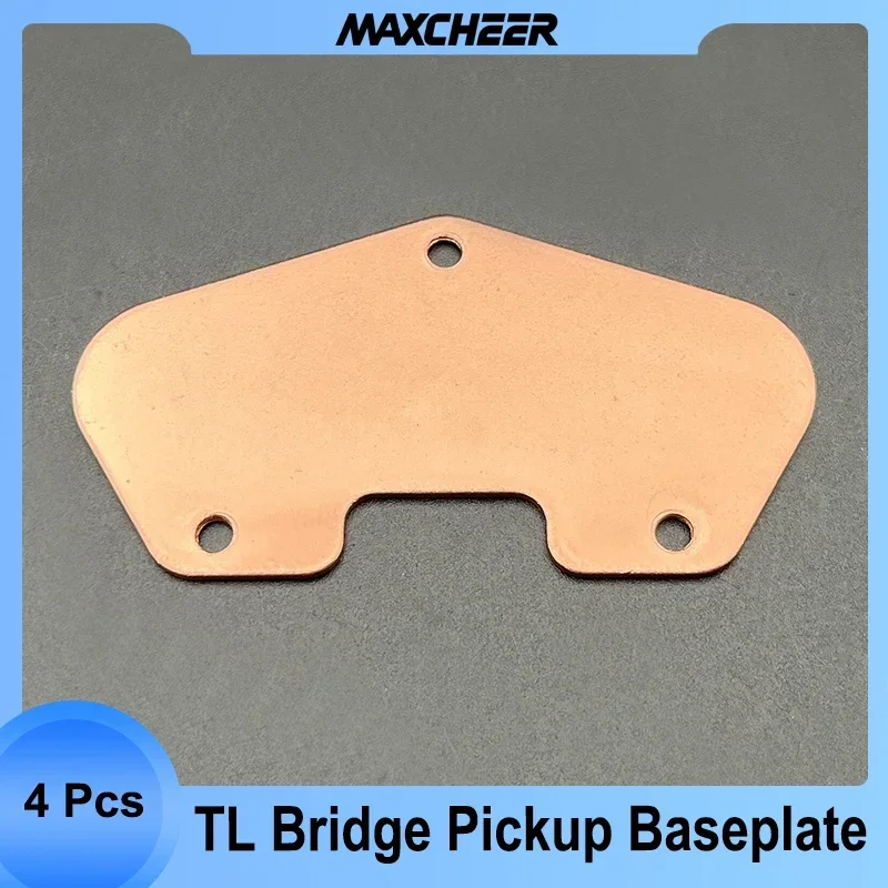 4ks/lot oceľová pickupová doska pre TL Bridge Pickup 72x38mm Guitar Pickup Baseplate Mosadzované diely