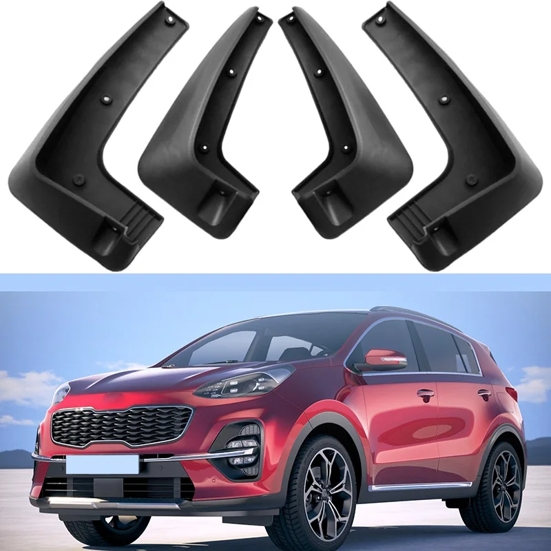 4ks pre KIA Sportage QL 2016 - 2021 Mudguards bahenné klapky bahenné klapky Splash Guards Car predné zadné príslušenstvo 2017 2018 2019 2020