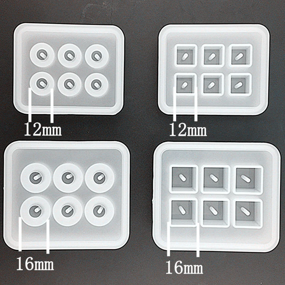 4ks Rôzne štýly DIY Silikónové perličky