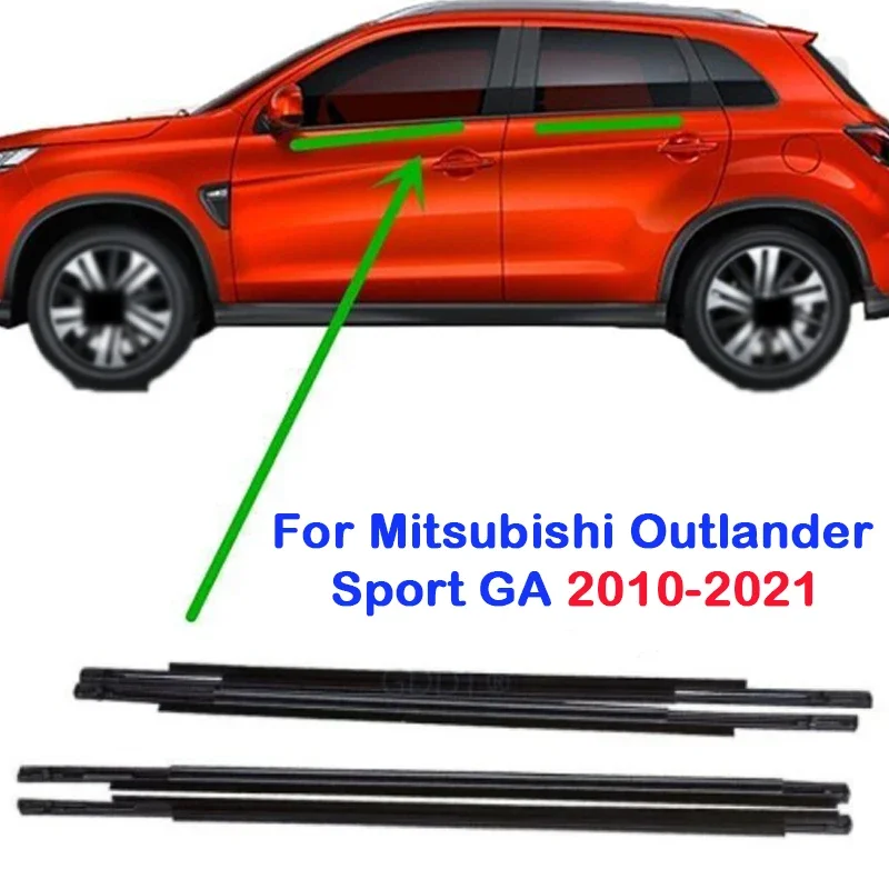 4ks/sada dverí automobilu okenné sklenené meteorky pre Mitsubishi Outlander Sport GA 2010-2021