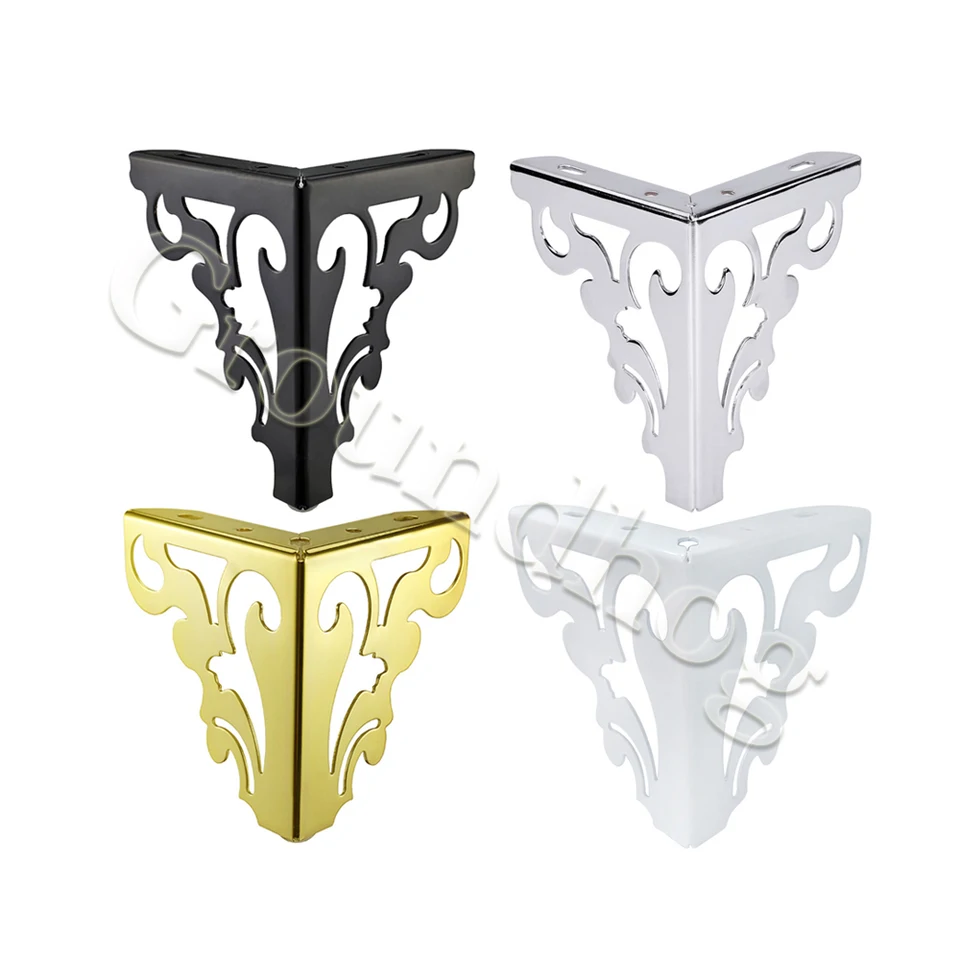 4ks/set kovové leštené stoličky na stoličkách 15/12cm