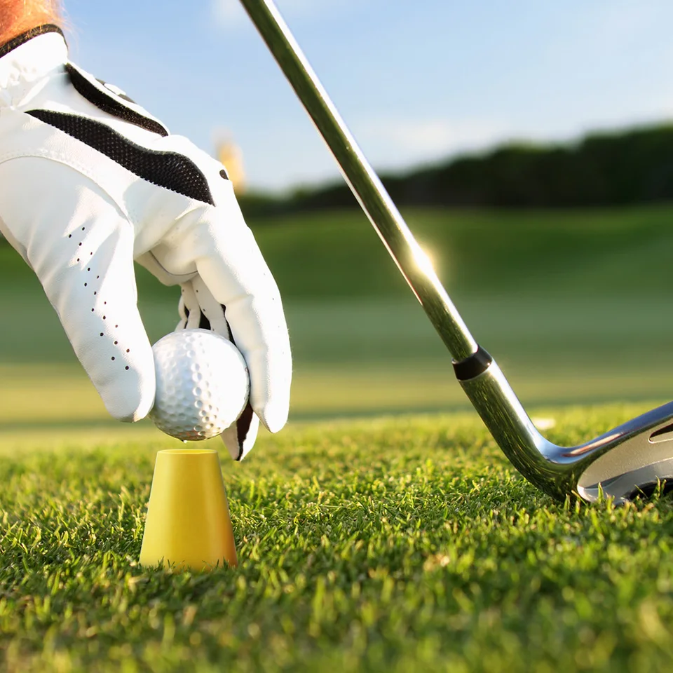 4ks/set tričko gumové lopty držiak golfer golfer loptičku 4 výška tréningového držiaka golfový prax