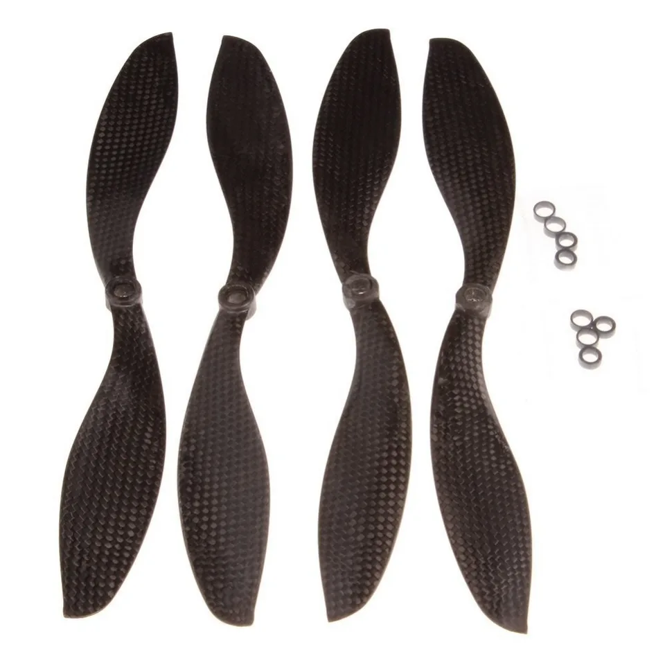 4ks x eBoyu 1047 10x4,7 palca uhlíkové vlákno CW/CCW Blade rekvizity čepeľ pre QuadCoptor 2 páry Quadcopter vrtuľ