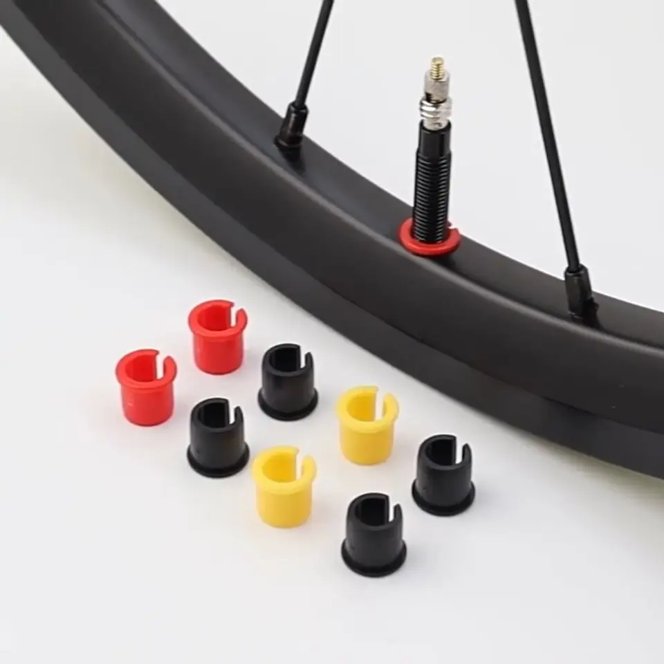 4KS ľahký bicykel Schrader ventil ráfika ráfika Rig Mini bicykelový ventilový ventilový adaptér plastový praktický